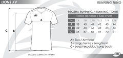 REMERA RUNNING CELL - Lions XV