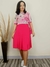 VESTIDO MIDI GODÊ COM CROPPED HELENA PINK