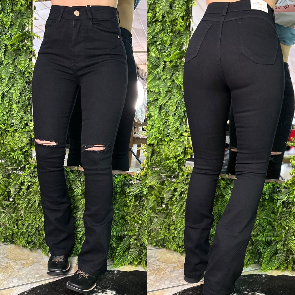 Coturno com calça flare sales