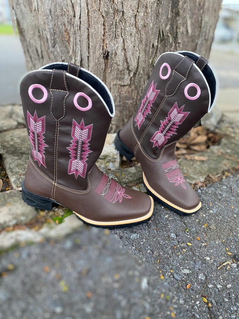 Bota texana rosa store