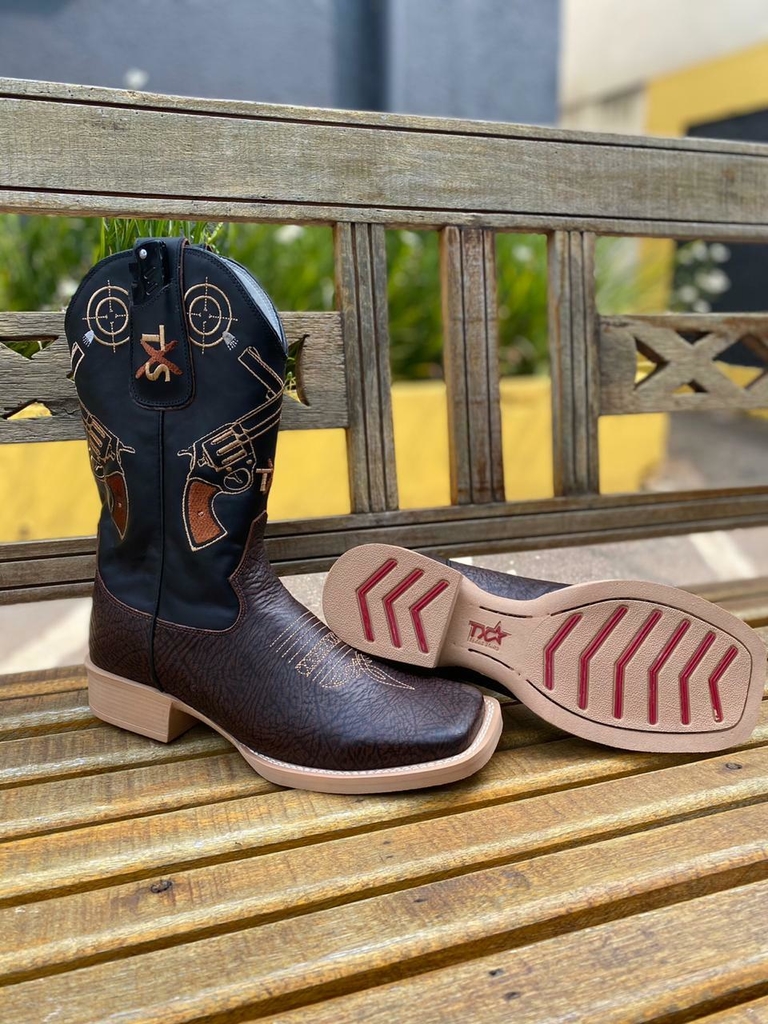BOTA TEXANA TEXAS STARS CAF MASCULINO