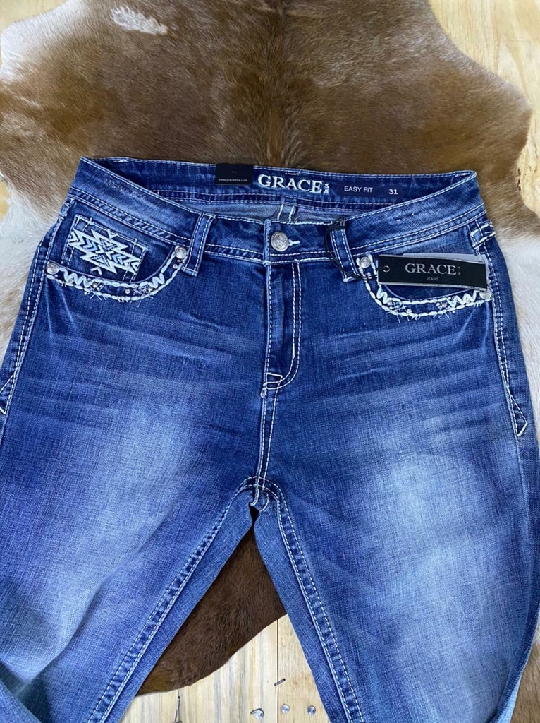 CAL A JEANS FEMININA GRACE IN LA BOOT CUT IMPORTADA EB 71024