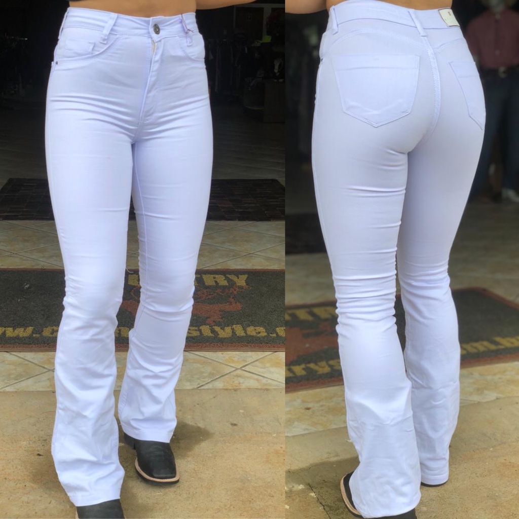 CALÇA FEMININA BRANCA