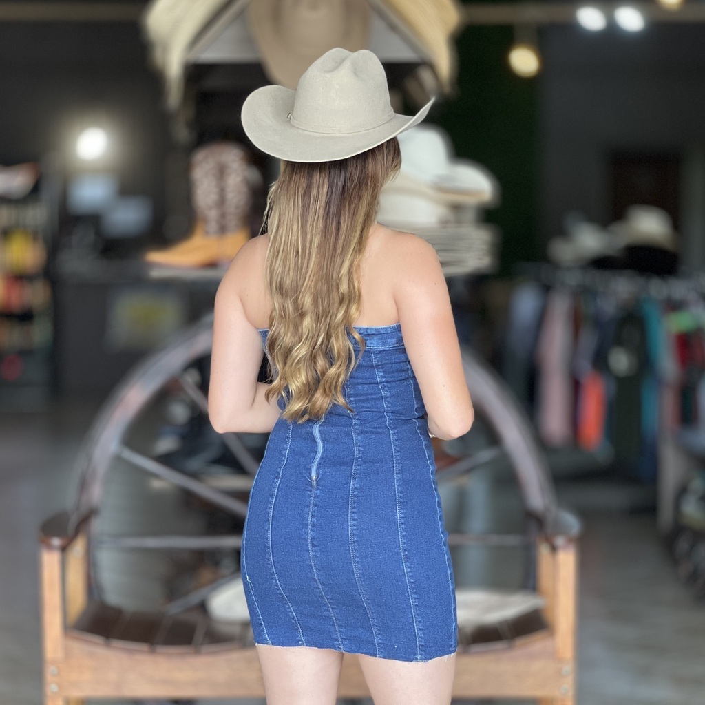 Vestido jeans consciência 2025