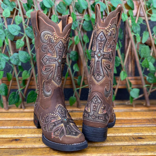 Bota goyazes feminina cruz cheap