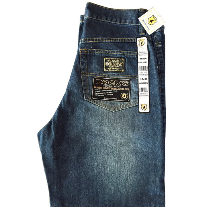 Calça jeans sale docks