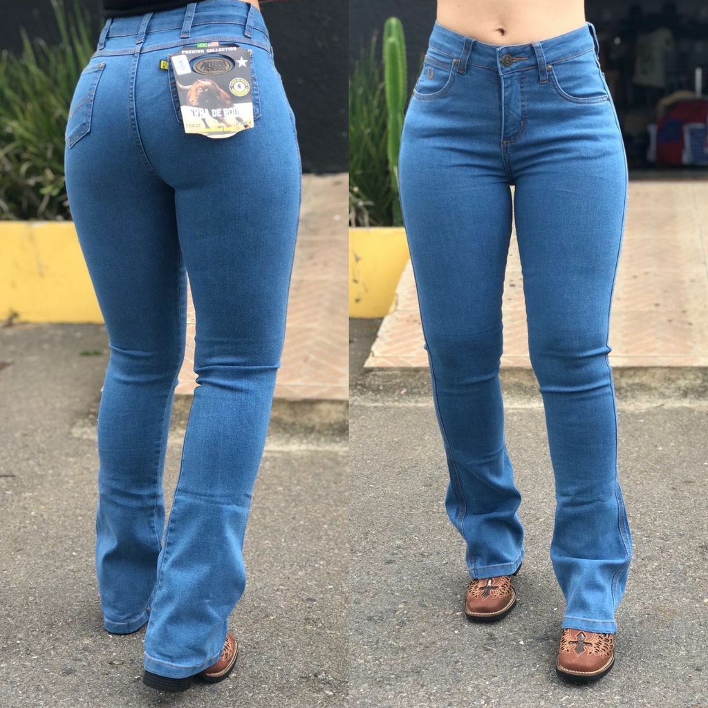 Calça flare para rodeio discount