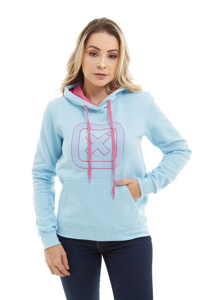 Moletom azul bebe feminino 2025