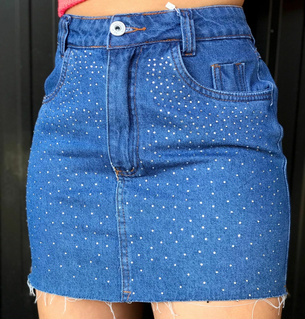 Modelos de sale saia jeans curta