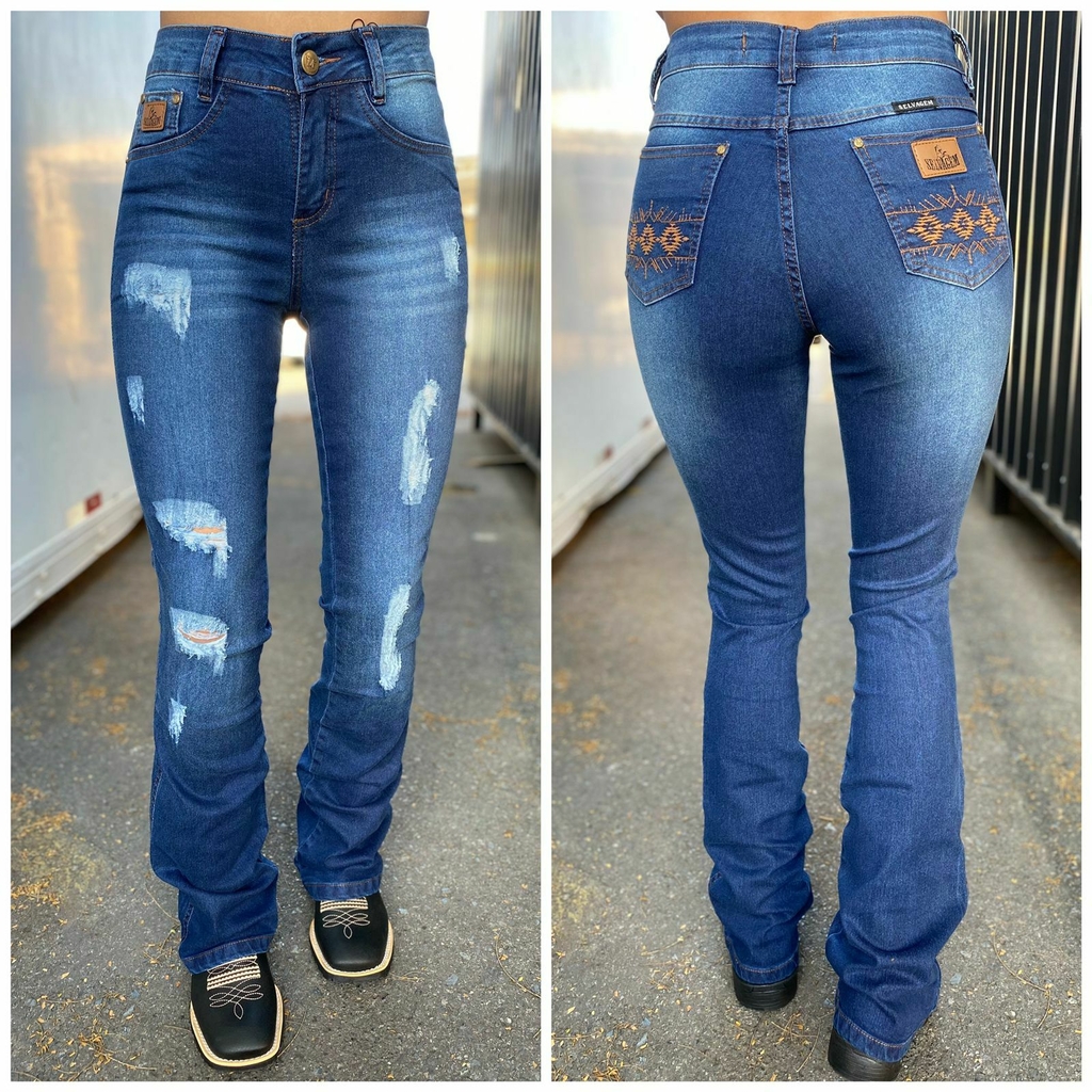 Calça selvagem country feminina shop