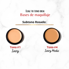 Maquillaje presentación mini "Tono #01" Claro Natural - DANIELA&PABBA COSMÉTICOS NATURALES