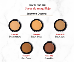 Maquillaje en estuche "Tono #11" Dark Brown - DANIELA&PABBA COSMÉTICOS NATURALES