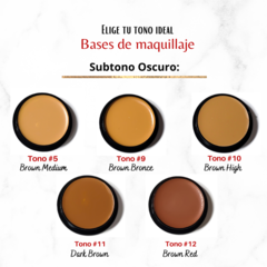 Maquillaje presentación mini "Tono #9" Brown Bronce - DANIELA&PABBA COSMÉTICOS NATURALES