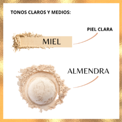 Polvo Translúcido "Tono Almendra" 23 gramos - DANIELA&PABBA COSMÉTICOS NATURALES