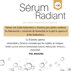 Sérum Radiant con Ácido Hialurónico y Elastina 60ml - comprar en línea