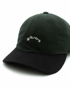 Boné Stranger Dad Hat Art Letter In Arch (Verde/Preto) na internet