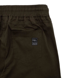 Calça Cargo Sarja Fire Reta Especial (Marrom Escuro) - Hype store