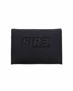 Carteira FIRE Apparel Logo (Allblack)