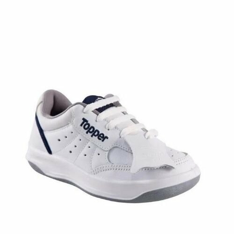 ZAPATILLAS TOPPER X FORCER KIDS BLANCO / AZUL