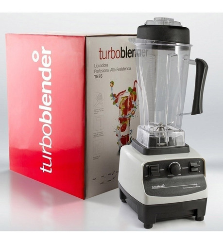Licuadora Profesional 2lts Turboblender Tb76 3hp Pica Hielo