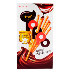 Baston de Vainilla Relleno de Chocolate Toppo Lotte 40 gr