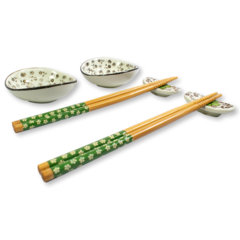 Set de Sushi de 2 Bowls y 2 Palitos - comprar online