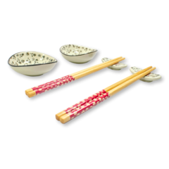 Imagen de Set de Sushi de 2 Bowls y 2 Palitos
