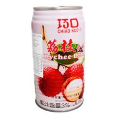 Jugo Chiao Kuo sabor Litchin (Lychee) 340ml