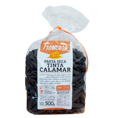 Fideos Penne Rigate Tinta de Calamar Troncoso 500 gr - comprar online