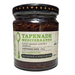 Tapenade Mediterraneo Recetas de Entonces 250 gr