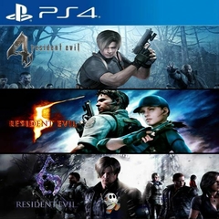 RESIDENT EVIL TRIPLE PACK 4, 5, 6 PS4