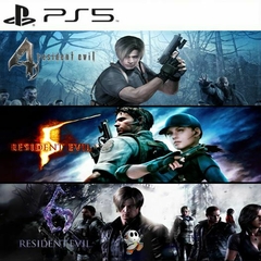 RESIDENT EVIL TRIPLE PACK 4, 5, 6 PS5 (RETRO)