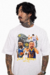 T-shirt Oversized Curry Branco