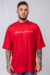 T-shirt Oversized Just Heaven Vermelho