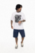 T-shirt Oversized Jordan Branco na internet