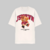 T-shirt Oversized JSTHVN Basketball Bear Off White