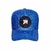 Boné Strapback Brilhante Glitter Glamour Patch Azul