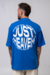 T-shirt Oversized Just Heaven God Is Good Azul na internet