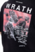 T-shirt Oversized Wrath Preto - Just Heaven Clothing