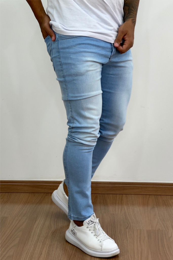 Calça Jeans Premium Azul Claro - Just Heaven Clothing