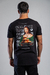 T-shirt Longline Gluttony Preto - Just Heaven Clothing