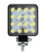 Farol Milha 16 Led 48w 12v/24v Quadrado Off-road 6000k Wbcom