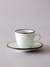 Set x 6 Taza de café con Plato 90 ml - Modelo Rustic en internet