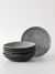 Plato Hondo Stoneware Nipo Gris 22.5 Cm - comprar online