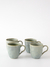 Juego de Vajilla Stoneware Mugs y Bowls Green Granite 10 Piezas - comprar online