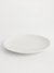 Plato de Servir Porcelana Nature Kaolin Blanco 30 cm en internet