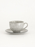 Taza de Té con Plato Porcelana Pedra Grey 507 ml 12 Piezas - comprar online