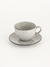 Taza de Té con Plato Porcelana Pedra Grey 507 ml 12 Piezas en internet