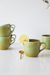 Mugs Porcelana Fushion Verde 6 Piezas en internet