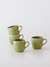Mugs Porcelana Fushion Verde 6 Piezas - comprar online
